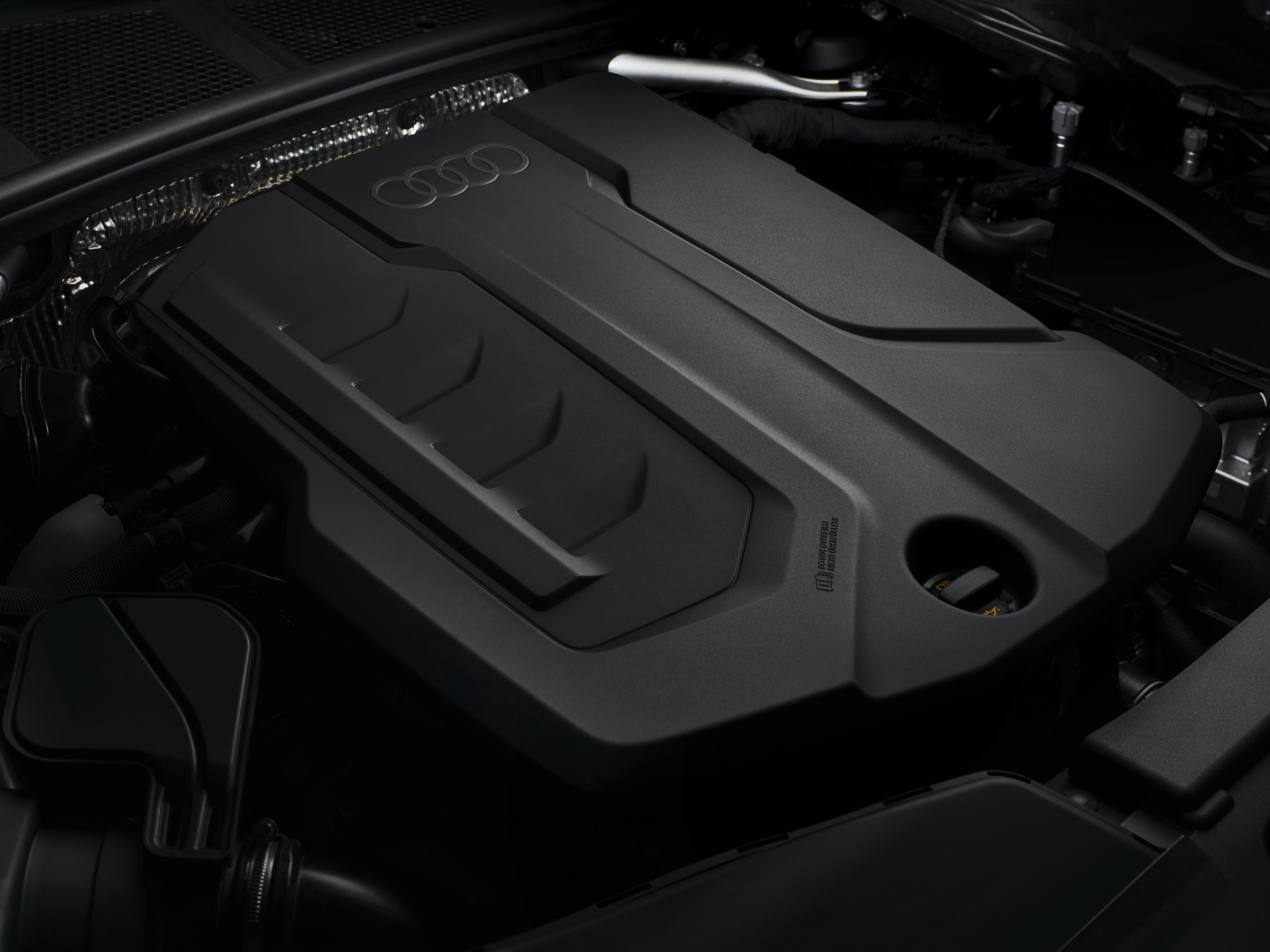 Photo du moteur de la nouvelle Audi A5 